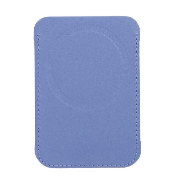 PU Leather Rubber Band Magnetic Phone Card Wallet