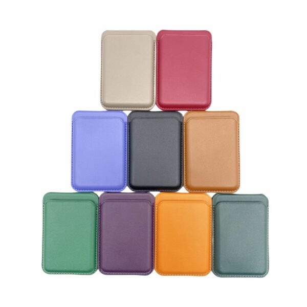 Magnetic PU Leather Card Holder With Stand