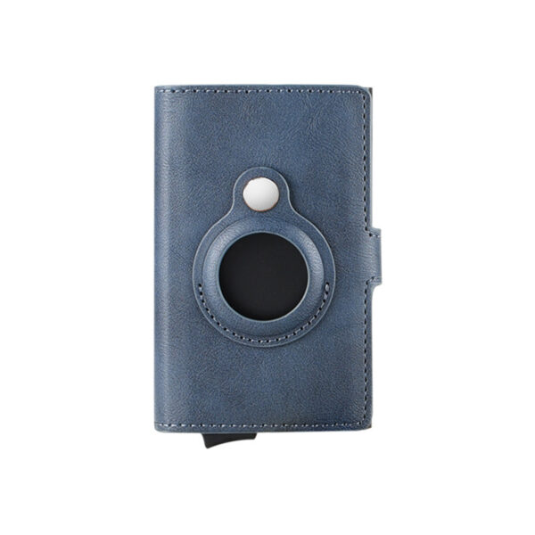 PU Leather Portable Ejector Card Holder