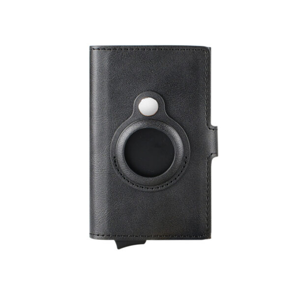 PU Leather Portable Ejector Card Holder