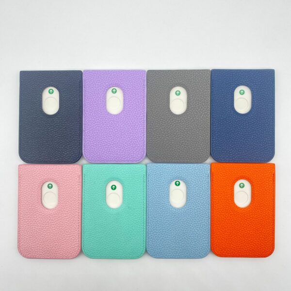 PU Leather Magnetic Dual-Slot Card Holder