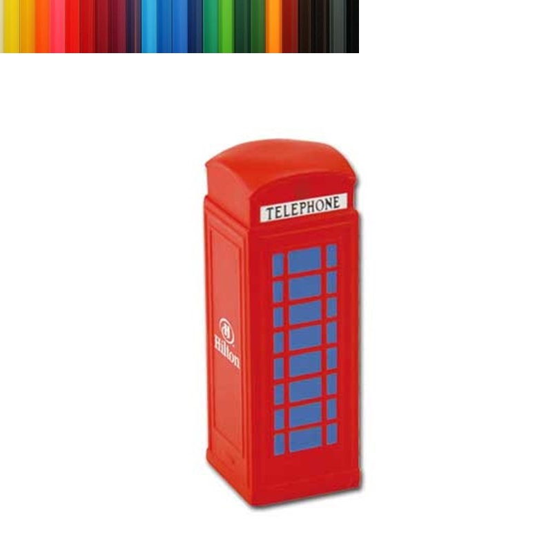 New PU Foam Telephone Booth Shaped Stress Reliever