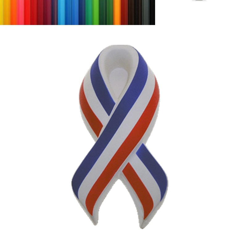 PU Foam Colored Ribbon Shaped Stress Reliever