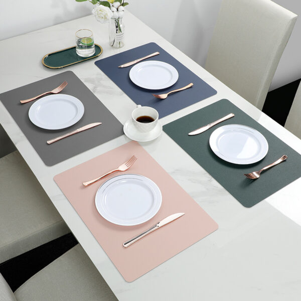 Two-color PU Leather Insulated Placemat