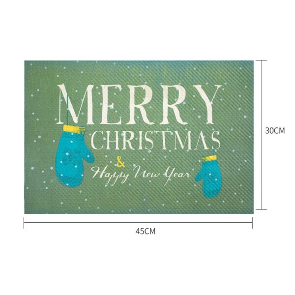 Customized PVC Christmas Insulated Placemat