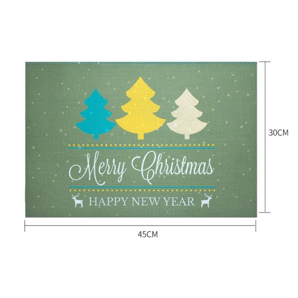 Customized PVC Christmas Insulated Placemat