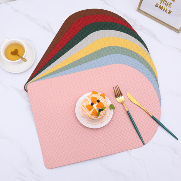 Customized PU Toast-shaped Insulated Placemat