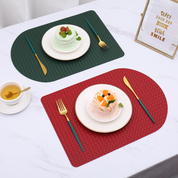 Customized PU Toast-shaped Insulated Placemat