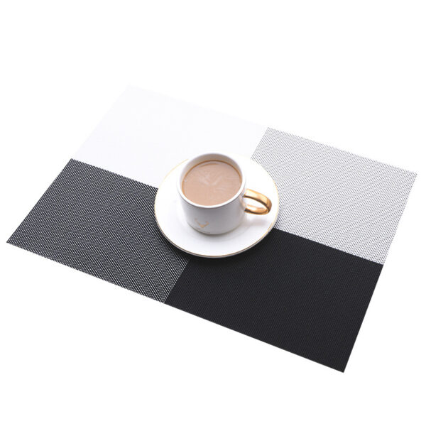 Customized PVC Checked Pattern Insulated Placemat