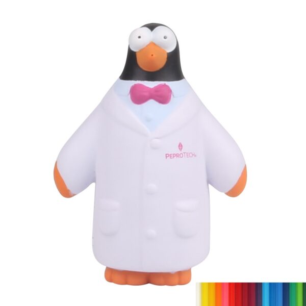 PU Foam Dr. Penguin Shaped Stress Reliever