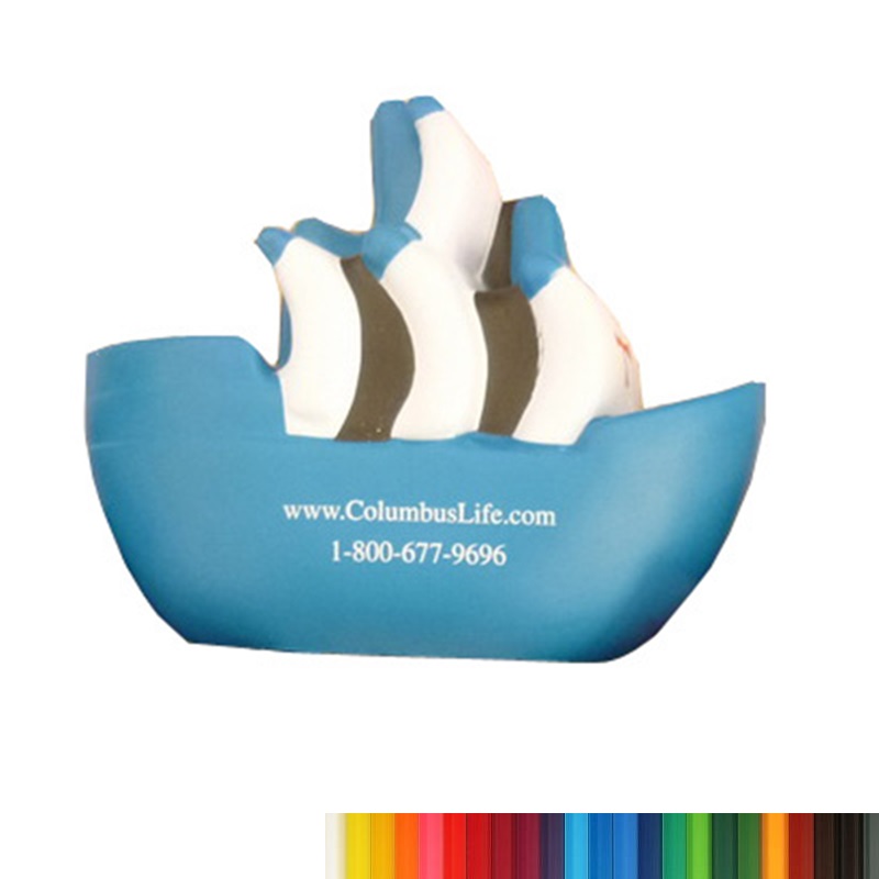 New PU Foam Ocean Liner Shaped Stress Reliever