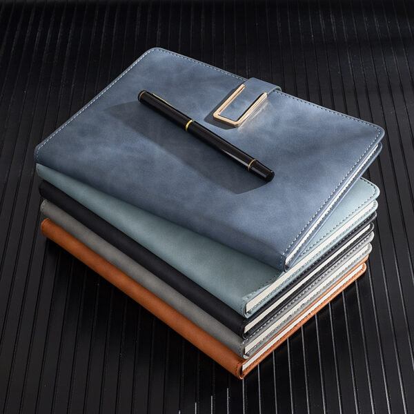 Customized PU Leather Notebook with U-buckle