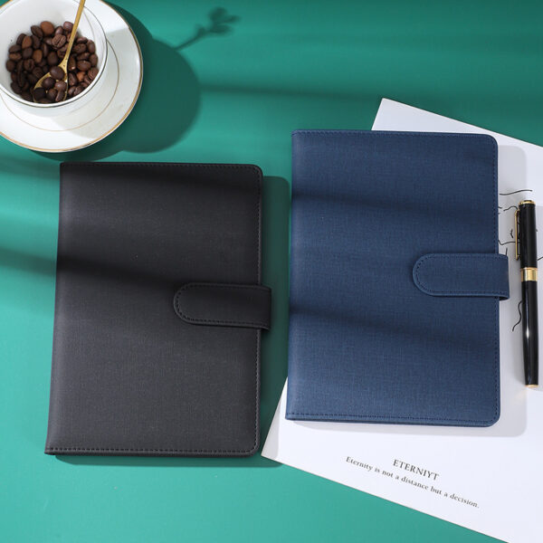 A5 PU Notebook with Magnetic Buckle