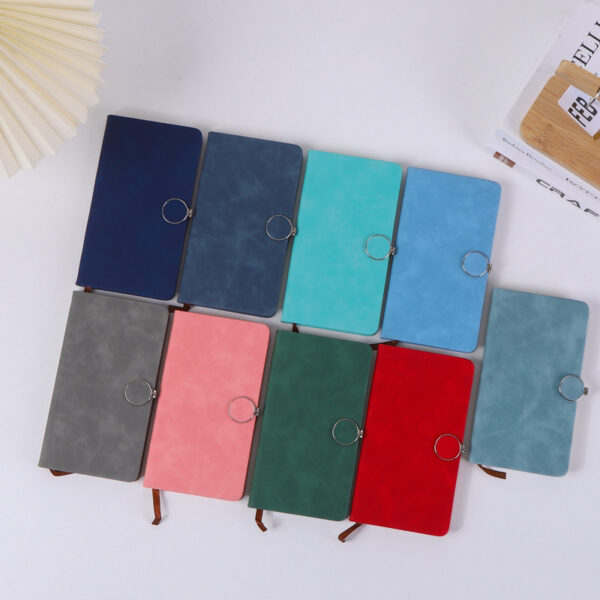 PU Soft Cover Notebook with Round Buckle