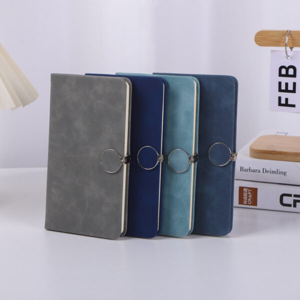 PU Soft Cover Notebook with Round Buckle