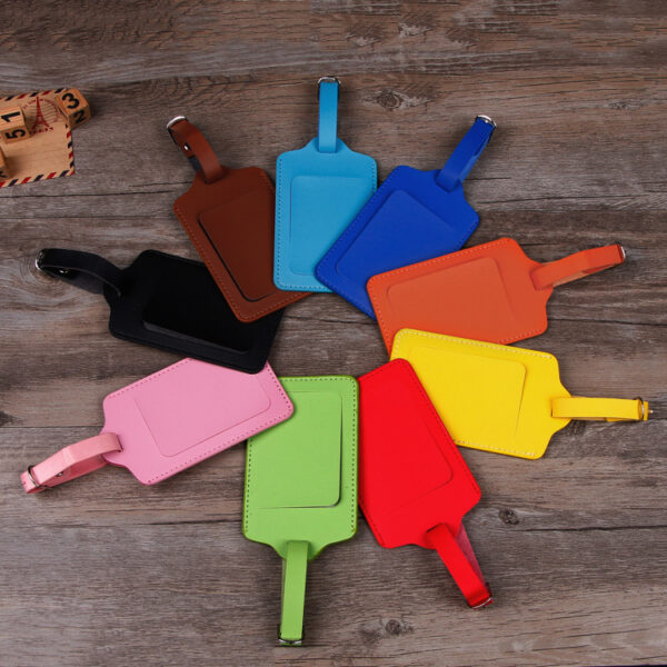 Customized PU Leather Luggage Tag