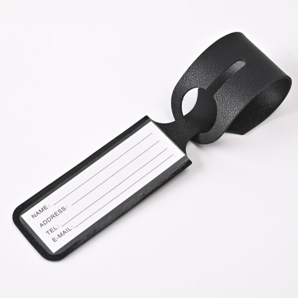 Portable PU Leather Customized Strip Luggage Tag