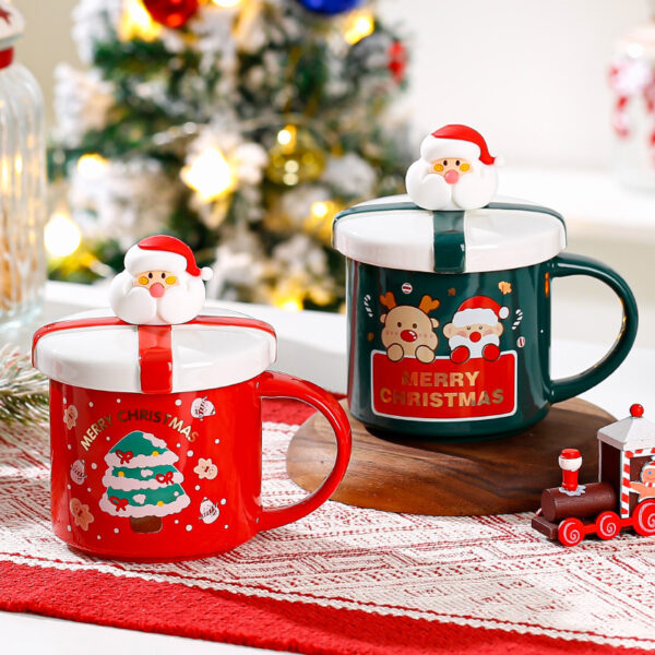 Gift Box Ceramic Christmas Mug