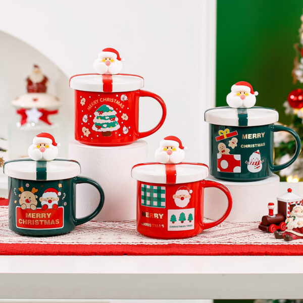 Gift Box Ceramic Christmas Mug