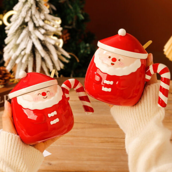 Joyful Santa Ceramic Mug