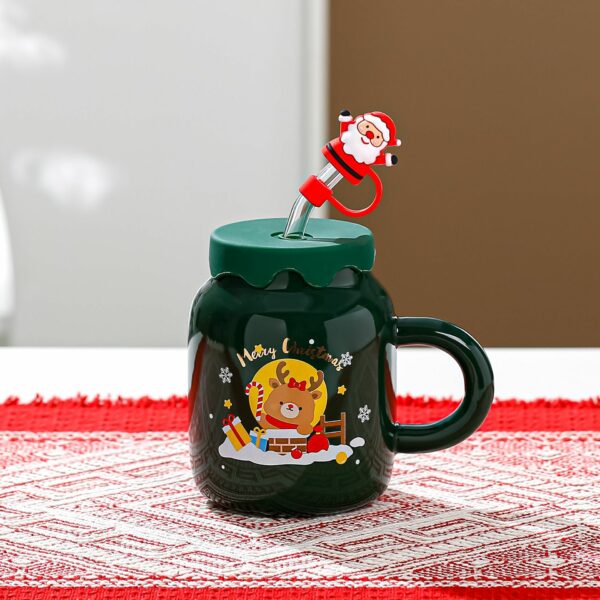 Creative Christmas Straw Mug