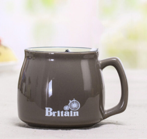 Glossy Breakfast Belly Ceramic Mug