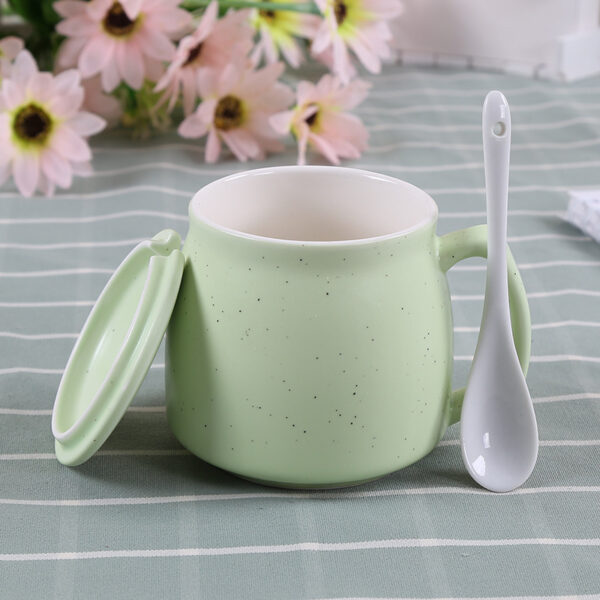 Frosted Breakfast Belly Ceramic Mug