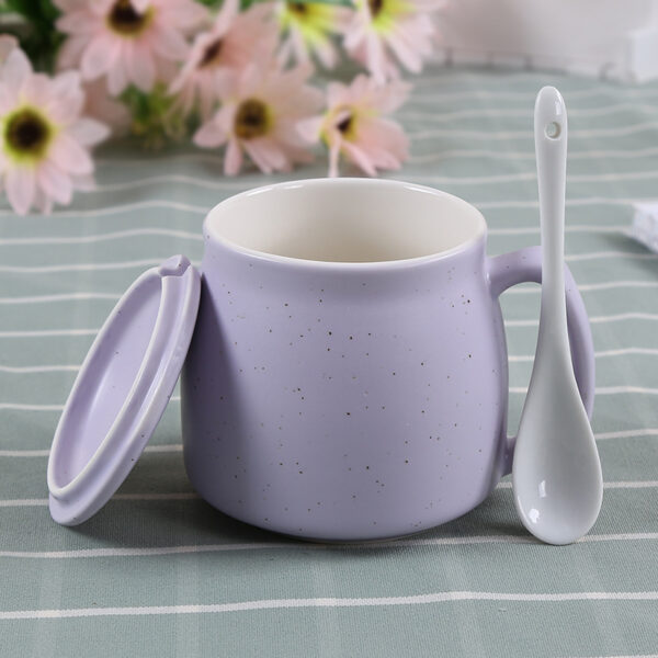 Frosted Breakfast Belly Ceramic Mug