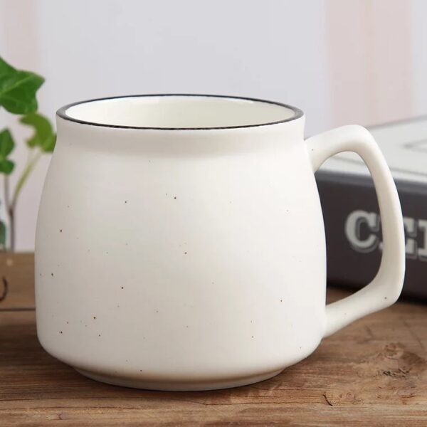 Frosted Breakfast Belly Ceramic Mug