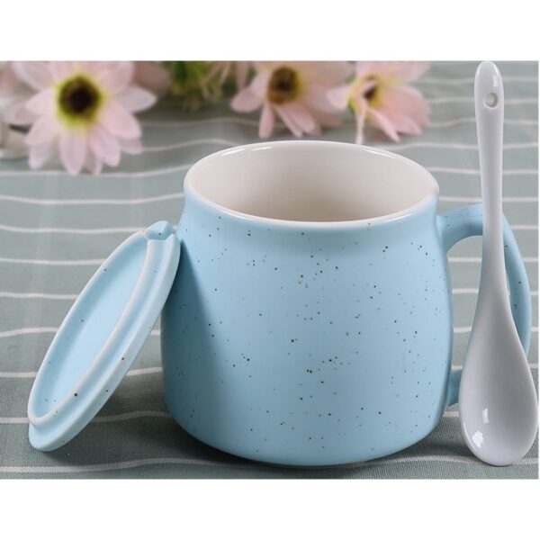 Frosted Breakfast Belly Ceramic Mug