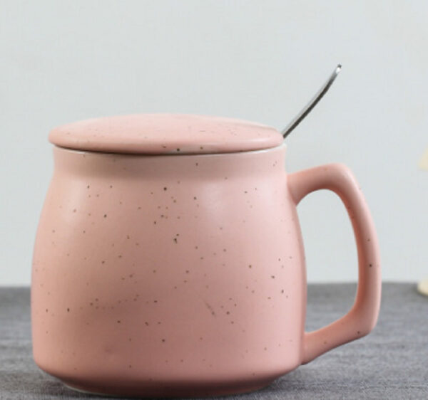 Frosted Breakfast Belly Ceramic Mug