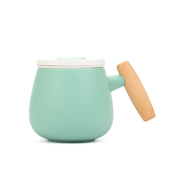 Chubby Ceramic Mug with Tea Separator