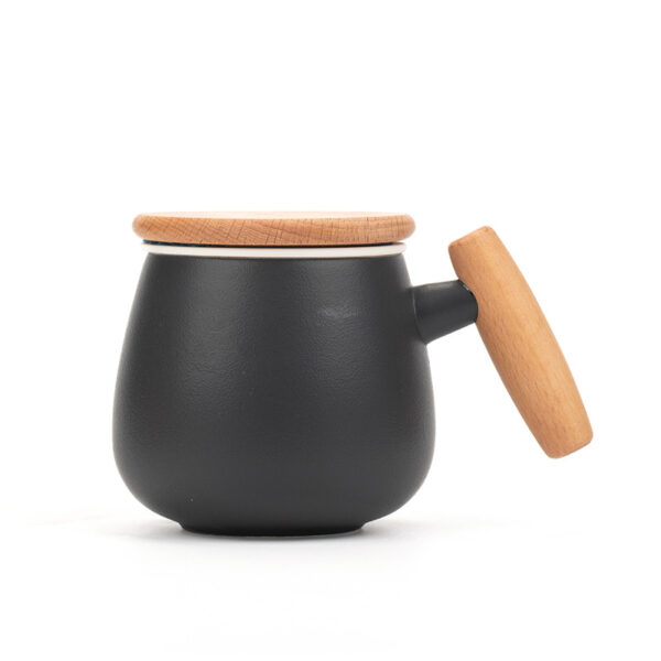 Chubby Ceramic Mug with Tea Separator