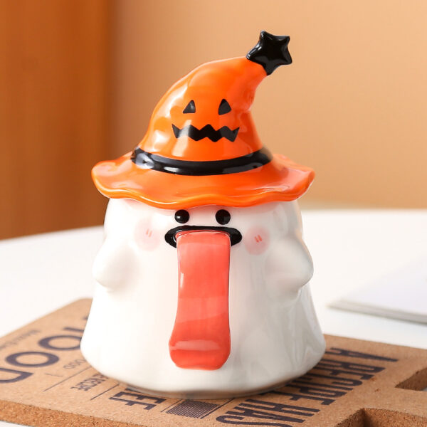 Silly Tongue-Sticking Ghost Mug