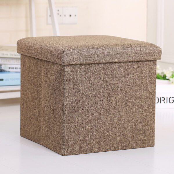 Medium Foldable Cotton-Linen Storage Box