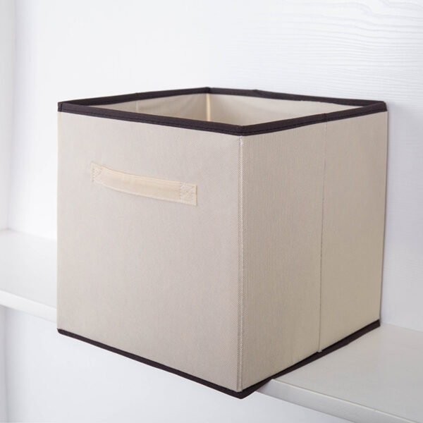 Square Non-Woven Fabric Open-Top Storage Box