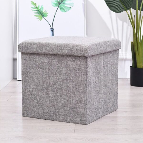 Stackable Square Storage Box Shoe Bench