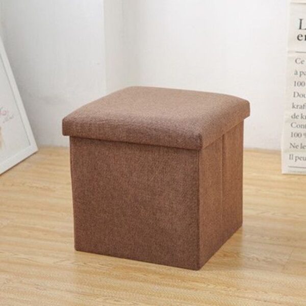 Stackable Square Storage Box Shoe Bench