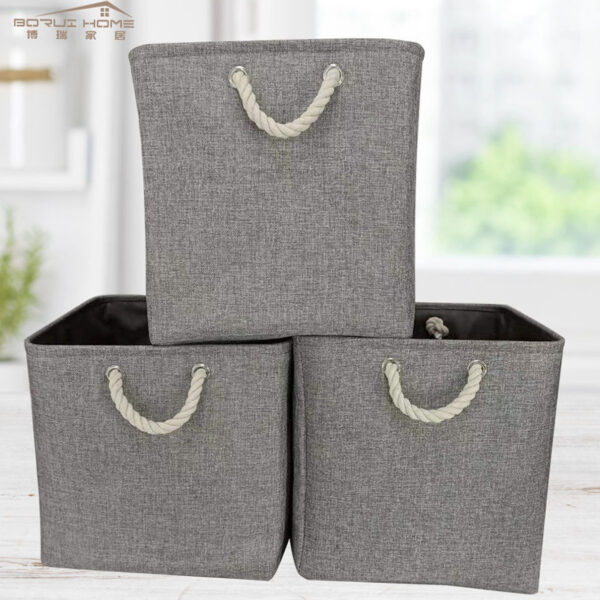 Large Capacity Linen Storage Basket