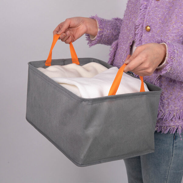 Foldable Non-Woven Storage Basket for Home Organization