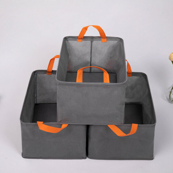 Foldable Non-Woven Storage Basket for Home Organization