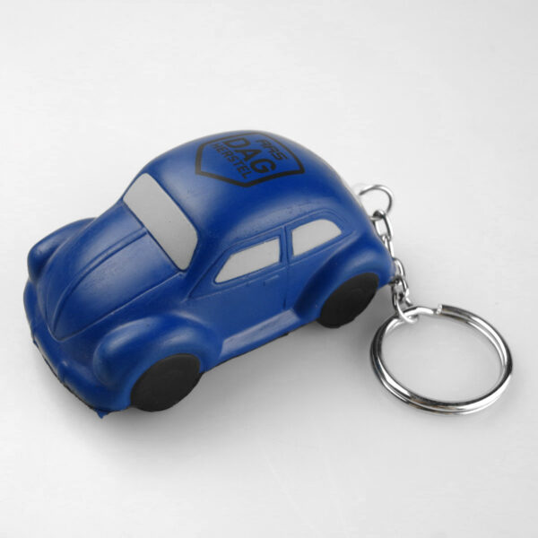 PU Foam Beetle Car Keychain