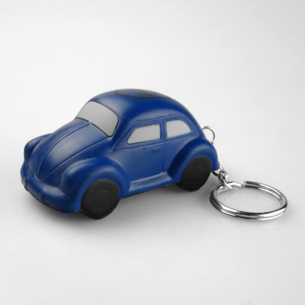 PU Foam Beetle Car Keychain