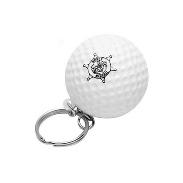 PU Golf Ball Keychain