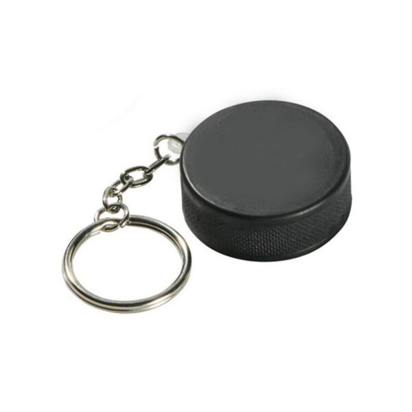 PU Ice Hockey Puck Keychain