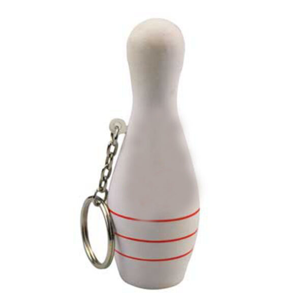 PU Bowling Pin Keychain