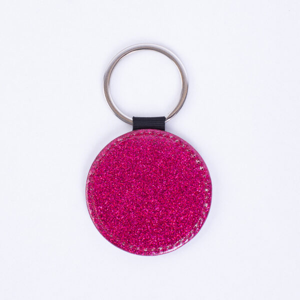 PU Heat Transfer Round Keychain