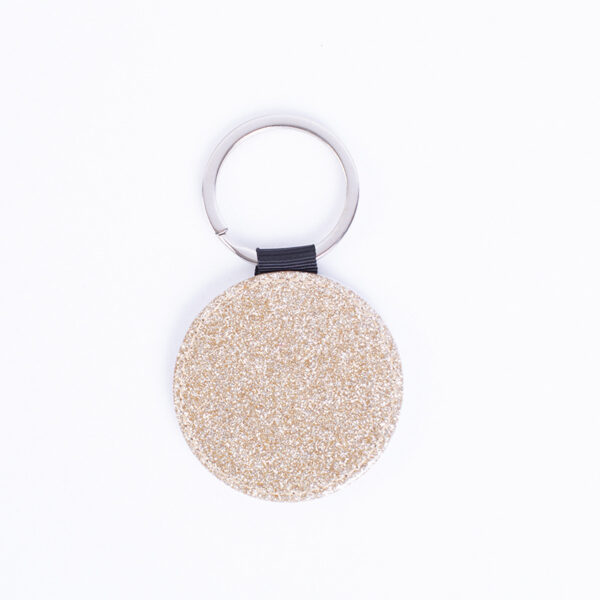 PU Heat Transfer Round Keychain