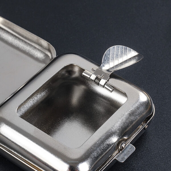 Mini Portable Stainless Steel Ashtray