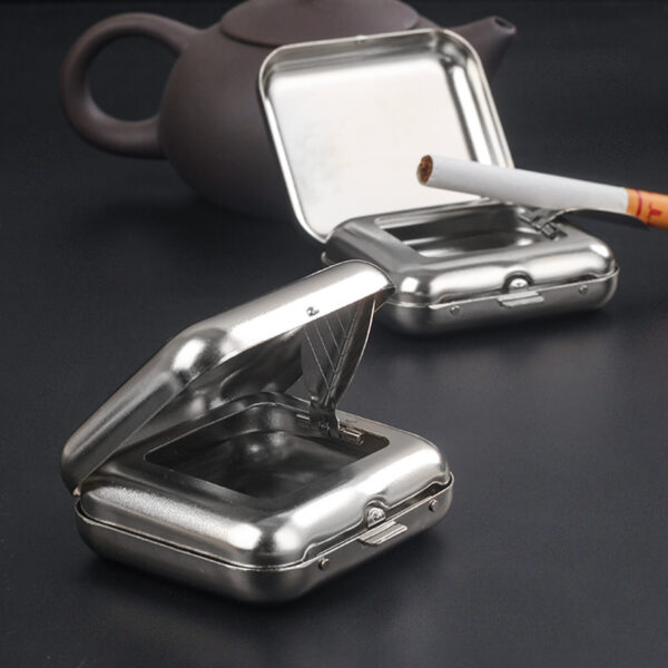 Mini Portable Stainless Steel Ashtray